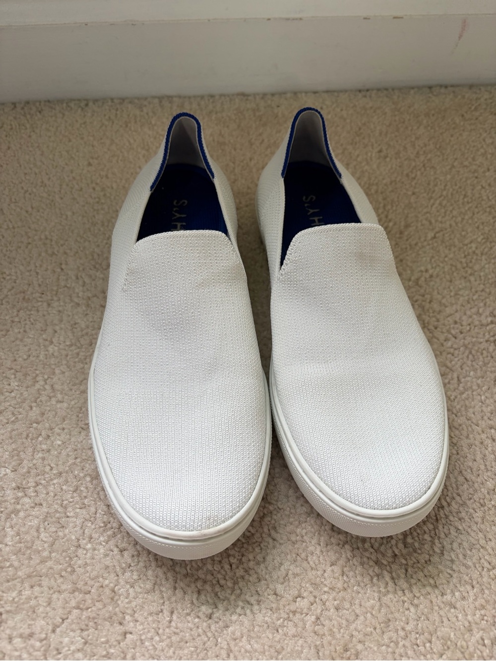 Rothy's White Slip-On Sneakers